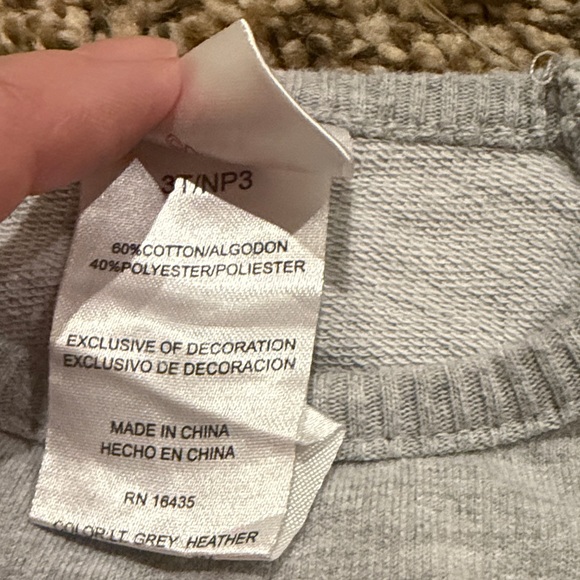 Disney Gray Sweatshirt with Pink and Black Cartoon Design - Picture 3 of 5